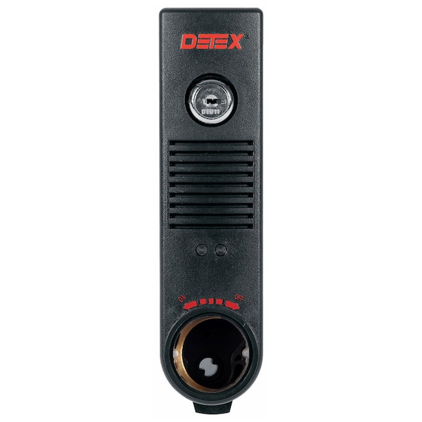 Stand Alone Surface Mount Alarm, Exit Alarm, Black